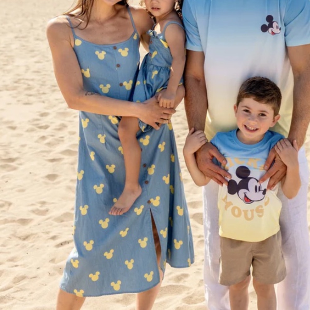 Disney Blue and Yellow Mickey Mouse Dress